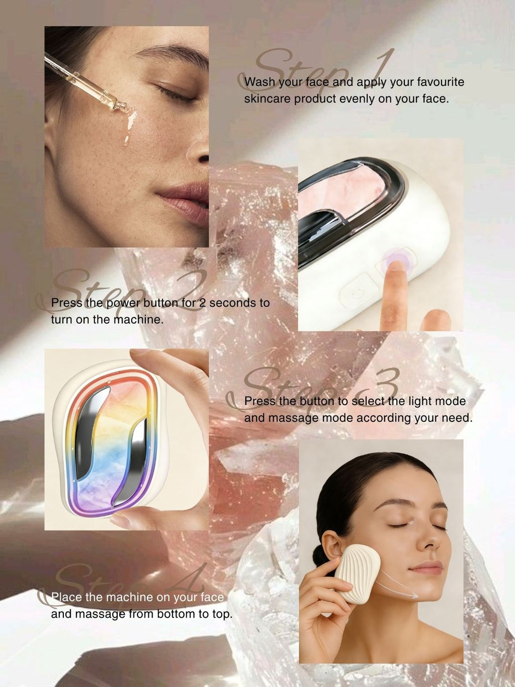 Pink Quartz Hydra Booster Pro