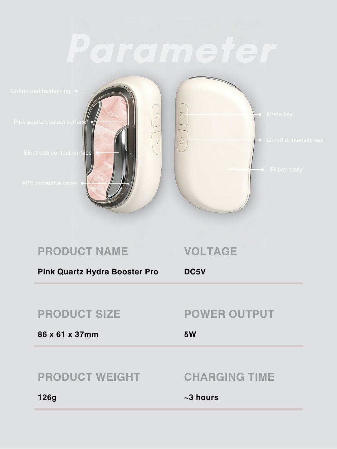 Pink Quartz Hydra Booster Pro