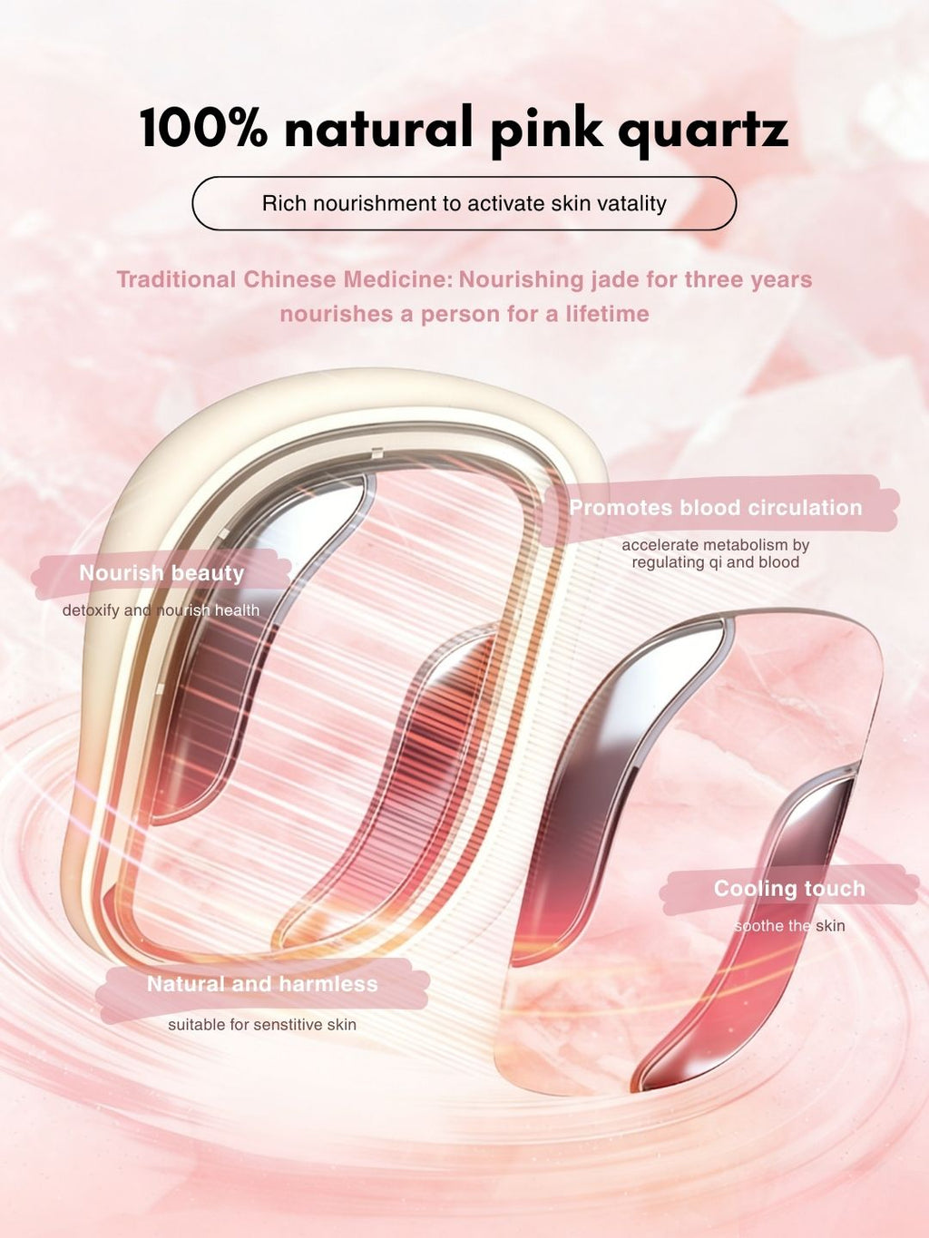 Pink Quartz Hydra Booster Pro